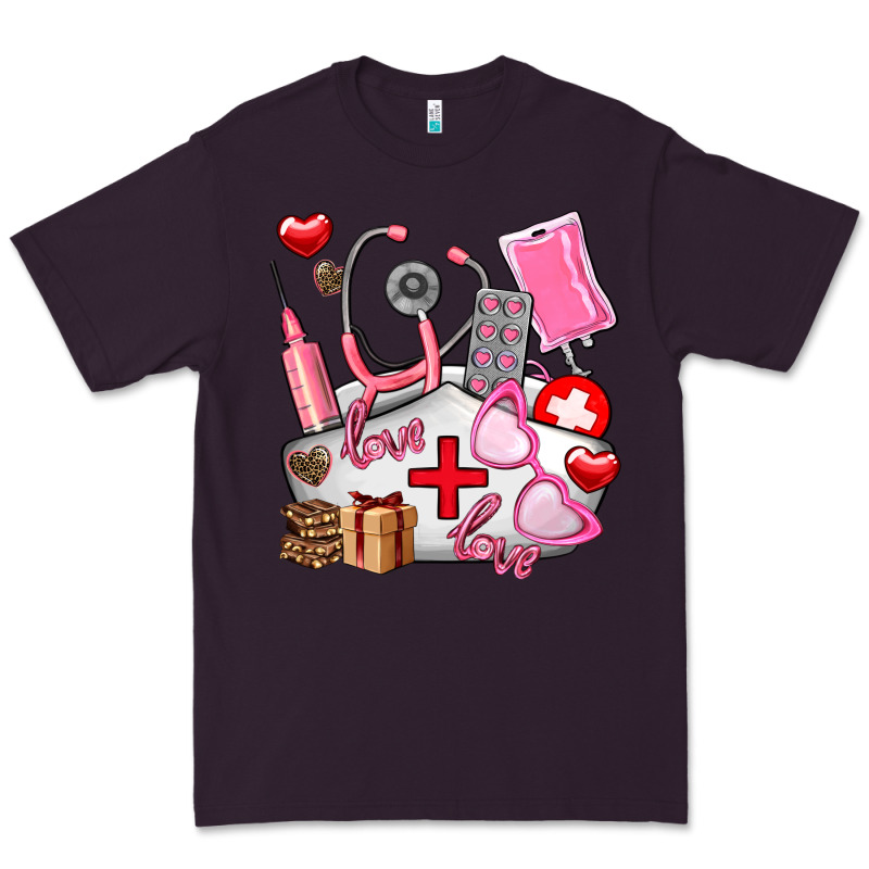Nurse  Valentines Day Love Premium Tee by AdoDesignShop | Teevron
