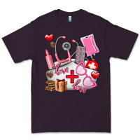 Plum nurse  valentines day love Premium Tee - AdoDesignShop