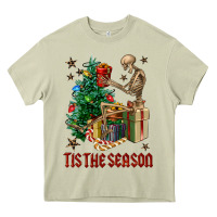 Mossy Skeleton tis the season Heavy Core Tee - FaDigitalArtStudio