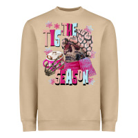 Mushroom tis the season winter skull Heavyweight Sweatshirt - NancyCooperArtShop
