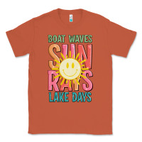 Copper boat waves sun rays lake days Classic Tee - JahusDesignShop