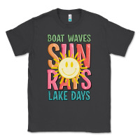 Smoke boat waves sun rays lake days Classic Tee - JahusDesignShop