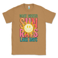 Toasted Coconut boat waves sun rays lake days Classic Tee - JahusDesignShop