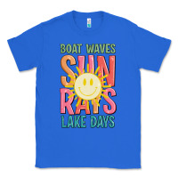 True Royal boat waves sun rays lake days Classic Tee - JahusDesignShop