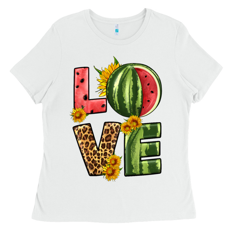 Love Watermelon Ladies Tee by HRA Design Shop | Teevron