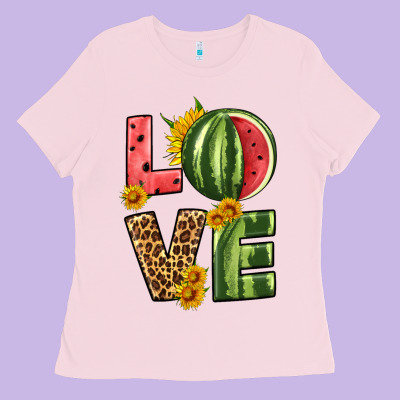 Love Watermelon Ladies Tee Designed By Hra Design Shop