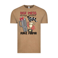 Vintage Coffee hot mess always stressed race mama Vintage Tee - MaliasSmallBusiness