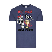 Vintage Denim hot mess always stressed race mama Vintage Tee - MaliasSmallBusiness