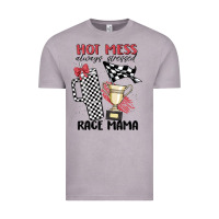 Vintage Zinc hot mess always stressed race mama Vintage Tee - MaliasSmallBusiness