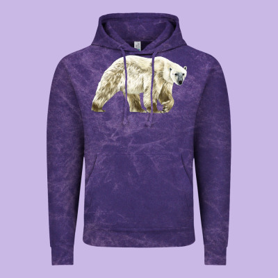 Polar Bear Vintage Hoodie Designed By Lillyallendesigns