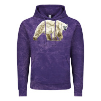 Cloud Purple Polar Bear Vintage Hoodie - LillyAllenDesigns