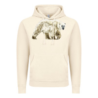 Vintage Artic Polar Bear Vintage Hoodie - LillyAllenDesigns