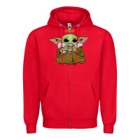 Red No Toys No Force Zipper Hoodie - Bettercallsaul