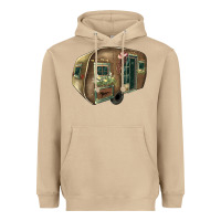 Mushroom Caravan Heavyweight Hoodie - HowdyJamesFarm