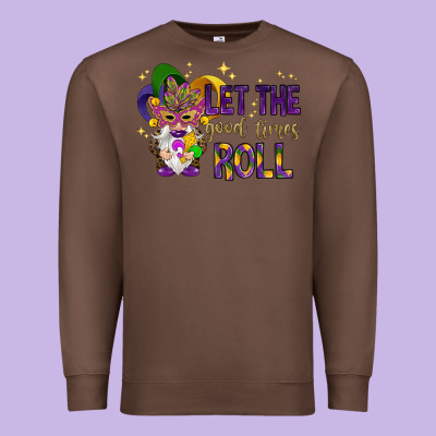 Let The Good Times Roll With Gnome Premium Sweatshirt Designed By Howdyjamesfarm