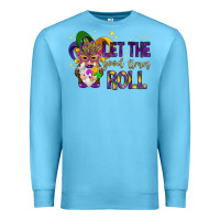 Ocean Blue Let the good times roll with gnome Premium Sweatshirt - HowdyJamesFarm