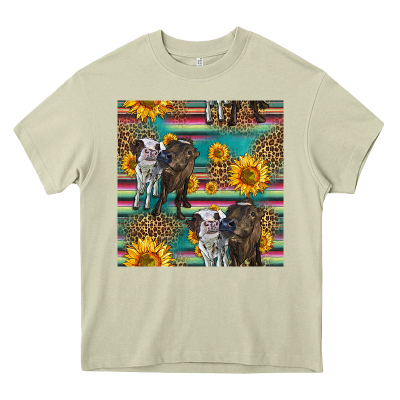 Two Cute Heifers Seamless Pattern Heavy Core Tee by HRA Design Shop | Teevron