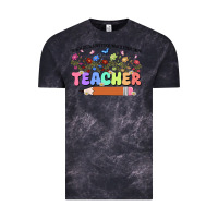 Cloud Black teacher wildflowers kopyası Vintage Tee - JahusDesignShop