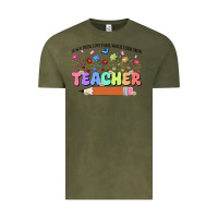 Vintage Olive teacher wildflowers kopyası Vintage Tee - JahusDesignShop