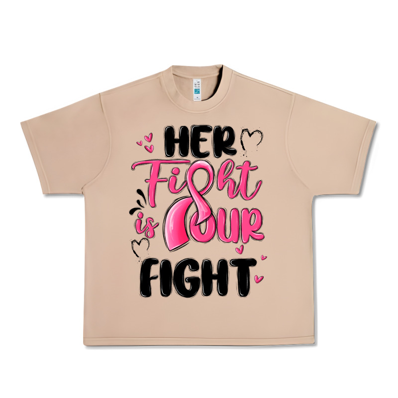 Her Fight Is Our Fight Urban Heavy Tee by MaliasSmallBusiness | Teevron