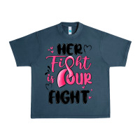 Midnight Navy her fight is our fight Urban Heavy Tee - MaliasSmallBusiness