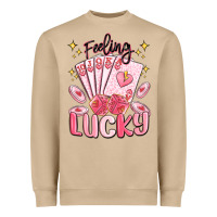 Mushroom feeling lucky Heavyweight Sweatshirt - MaliasSmallBusiness
