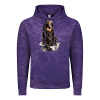 Cloud Purple Malayan Sun Bear Vintage Hoodie - LillyAllenDesigns