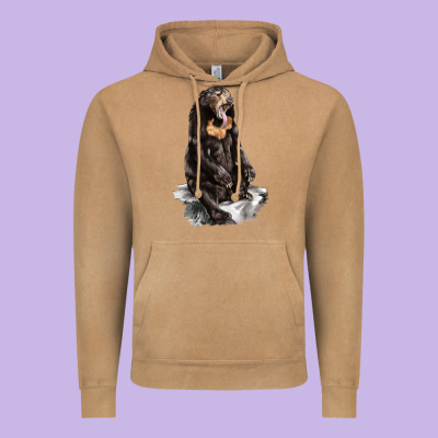 Malayan Sun Bear Vintage Hoodie Designed By Lillyallendesigns