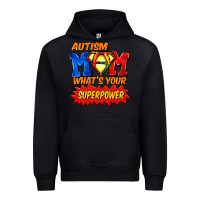 Black Autism mom what's your superpower Mother's Day Urban Hoodie - FaDigitalArtStudio