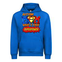 Cobalt Autism mom what's your superpower Mother's Day Urban Hoodie - FaDigitalArtStudio