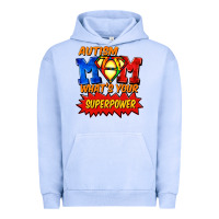 Pigment Grape Ice Autism mom what's your superpower Mother's Day Urban Hoodie - FaDigitalArtStudio