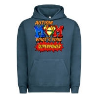 Pigment Midnight Navy Autism mom what's your superpower Mother's Day Urban Hoodie - FaDigitalArtStudio