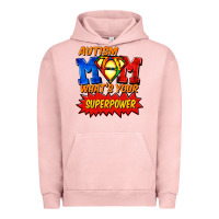 Pigment Salmon Autism mom what's your superpower Mother's Day Urban Hoodie - FaDigitalArtStudio