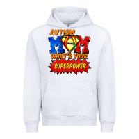 White Autism mom what's your superpower Mother's Day Urban Hoodie - FaDigitalArtStudio