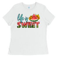 White life is sweet Ladies Tee - HRA Design Shop