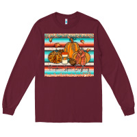 Burgundy pumkin spice everything tumbler Long Sleeve Tee - JahusDesignShop