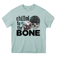 Arona Chilled to the bone skull winter Heavy Core Tee - FaDigitalArtStudio