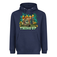 Navy Back that thing up Heavyweight Hoodie - HowdyJamesFarm