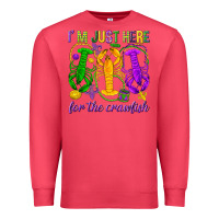 Cardinal I'm just here for the Crawfish Premium Sweatshirt - HowdyJamesFarm