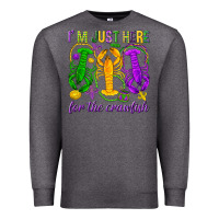 Charcoal Heather I'm just here for the Crawfish Premium Sweatshirt - HowdyJamesFarm