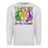 Dove Grey I'm just here for the Crawfish Premium Sweatshirt - HowdyJamesFarm