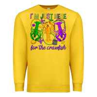 Lemon I'm just here for the Crawfish Premium Sweatshirt - HowdyJamesFarm