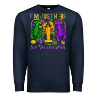 Navy I'm just here for the Crawfish Premium Sweatshirt - HowdyJamesFarm