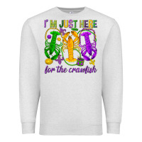 Oatmeal Heather I'm just here for the Crawfish Premium Sweatshirt - HowdyJamesFarm