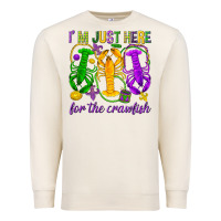 Sandshell I'm just here for the Crawfish Premium Sweatshirt - HowdyJamesFarm