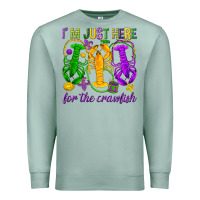 Seafoam I'm just here for the Crawfish Premium Sweatshirt - HowdyJamesFarm
