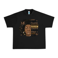 Black afro woman smart loved powerful Urban Heavy Tee - MaliasSmallBusiness