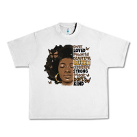 Lunar Rock afro woman smart loved powerful Urban Heavy Tee - MaliasSmallBusiness