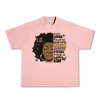 Salmon afro woman smart loved powerful Urban Heavy Tee - MaliasSmallBusiness