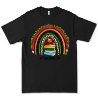 Black Christmas Teacherlife rainbow Premium Tee - JahusDesignShop